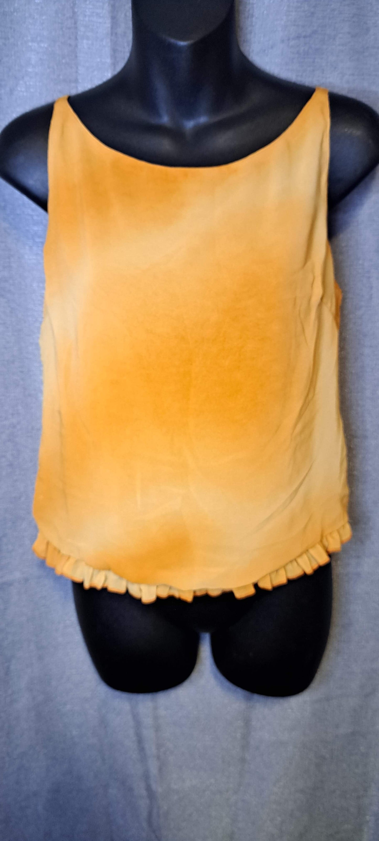 Sunny Delight Pleated Tank Top